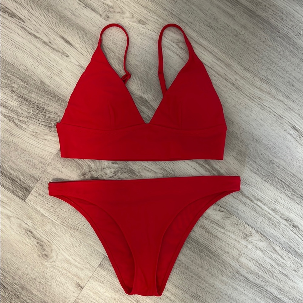 Red Bikini Set